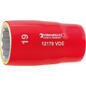 Stahlwille 1/2 " VDE-Steckschlüsseleinsatz SW 12mm L.56mm