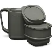 Ridgemonkey Dlx Brew Set Thermobecher Silber Silber One Size