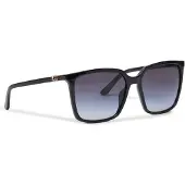 GUESS GU00258 01B, glänzendes Schwarz, 56/16/140 - Sonnenbrille für Damen