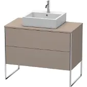 Duravit XSquare Konsolenwaschtischunterbau freistehend, 2 Auszüge, 1000x778x548mm, XS492104343