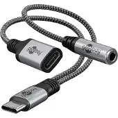 Goobay USB-C auf USB-C und Klinke 3,5 mm AUX