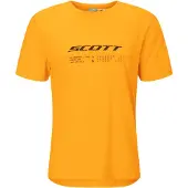 SCOTT SCO Tee Ms Vertic DRI SS gleam orange M
