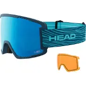 Head - Contex Pro 5K Race S3 + S1 - Skibrille Gr S blau