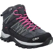 CMP Wanderschuh "Rigel Mid", Damen, Gr. 40, grau (grau, schwarz), Obermaterial: 100% Rindsleder Leather cow., Schuhe Wanderschuh