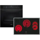 Siemens EQ524K3BZ, Keramik, 4 Zone(n), Glaskeramik, Schwarz, Berührung, 79,5 cm