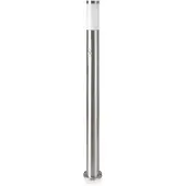 V-TAC Stehleuchte Gartenpollerlampenfassung E27 110CM Bewegungssensor aus Edelstahl IP44 - 8967