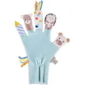 Sterntaler Spielhandschuh Familie Bär, Kinder- und Babyspielzeug, aus weichem Ma