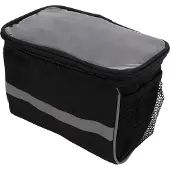 Gistuch Schwarze Fahrradlenkertasche für Vorderrohr, Fahrradkorb, Fahrradtasche für Outdoor-Mountainbike