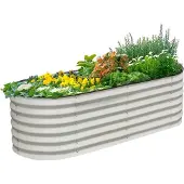 Kondela Metall Hochbeet Sadan Typ 2 - Beige