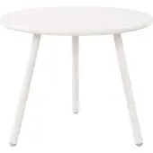 BellaFurn Moderner Gartentisch, wetterbeständiger Loungetisch, rostfreies Design -UV-beständig | Farbe: Weiß
