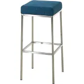 BellaFurn Moderner Barhocker – klassischer Fußhocker – bequemer Stoffstuhl, stilvolles und langlebiges Design