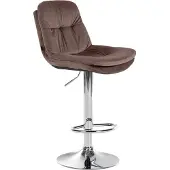 BellaFurn Barhocker aus Samt – Samthocker – optimale Bewegungsfreiheit, stilvolles Design