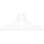 Gistuch 2 PCs Dusche Spritzschutz transparent selbstklebende Anti -Badewanne für Badezimmer Küchenspüle