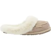 Vanuba Najdi II Lammfell Pantoletten Damen Schuhe - Badelatschen Damen Hausschuhe - Leder Wolle Pantoffeln Damen - Bequeme Schuhe Damen Lammfell-Hausschuhe - 40 EU Leder Beige Weiß