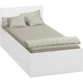 Kondela Einzelbett mit Metallrost Doli 90x200 cm - weiß