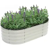 Kondela Metall Hochbeet Sadan Typ 3 - Beige