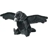 Wild republic Kuscheltier Rabe schwarz 30 cm Plüschrabe