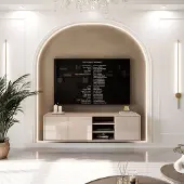 Lookway TV-Schrank SANAYI in Kaschmir Hochglanz
