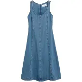 Armedangels JEANS-MIDI-KLEID | Bio-Baumwoll Mix - blau (M)