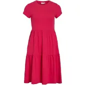 Vila Vihollie Kurzärmeliges Maxikleid