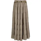 Apricot Maxirock "Chiffon-Maxirock" mit Stufen