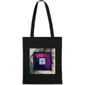 Eric Helmar Müller Urban Backwoods Abstract Squares, Stofftasche, Farbe: Schwarz