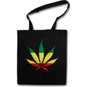 Eric Helmar Müller Urban Backwoods Leaf Panafrica, Stofftasche, Farbe: Schwarz