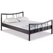 Bed Box Metallbett Luisa – 120 x 200 cm / dunkelgrau