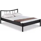 Bed Box Metallbett Hanna – 100 x 220 cm / schwarz