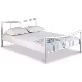 Bed Box Metallbett Luisa – 120 x 220 cm / weiß