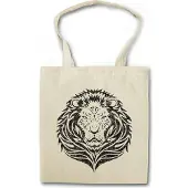 Eric Helmar Müller Urban Backwoods Tribal Lion, Stofftasche, Farbe: Beige