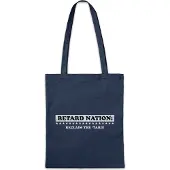 Eric Helmar Müller Urban Backwoods Retard Nation, Stofftasche, Farbe: Navy