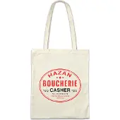 Eric Helmar Müller Urban Backwoods Boucherie Hazan, Stofftasche, Farbe: Beige