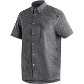 Maier Sports Funktionshemd "Mats S/S" Herren Hemd kurzarm, karriertes Freizeithemd, Kurzarmhemd, Regular Fit