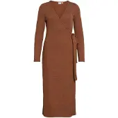 Vila Viraffi Midi Kleid Mit V-ausschnitt