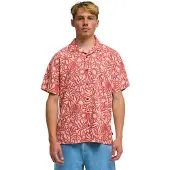 Billabong Kurzarmhemd "Vacay", Herren, Gr. M, rot (chilli rot), Obermaterial: 60% Baumwolle, 40% Viskose., Hemden Kurzarmhemd