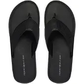 Tommy Hilfiger HILFIGER LEATHER BEACH Schwarz
