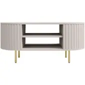 Masseno Couchtisch BOLLA 100 cm Kaffetisch für Wohnzimmer Sofatisch Wohnzimmertisch Beige