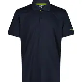 CMP M Polo B.blue-Limegreen 48