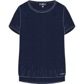 CMP - Women's T-Shirt Round Neck - Funktionsshirt Gr 46 blau