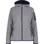 CMP Woman Fleece Fleece Jacket FIX Hood b.blue-ice (01NT) 36