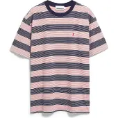 Armedangels - Maarkos Multi Stripes - T-Shirt Gr M rosa