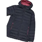 CMP Damen lange Kapuzenjacke mit Reißverschluss Sorona Aura