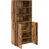 vidaXL Highboard Altholz 80 x 42,5 x 185 cm Holzwerkstoff