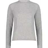 CMP Damen Langarmshirt Woman Sweat 3Y06256-U632 44 - Grigio Melange - 44