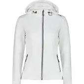CMP Damen Fleecejacke WOMAN JACKET FIX HOOD 31E1836-A001 46 - Bianco - 46