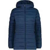 CMP Damen lange Kapuzenjacke mit Reißverschluss Sorona Aura