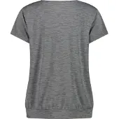CMP - Women's T-Shirt Round Neck - Funktionsshirt Gr 34 grau