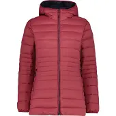 CMP Damen lange Kapuzenjacke mit Reißverschluss Sorona Aura