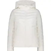 CMP Woman Padded Jacket FIX Hood b.co gesso mel. (A102) 38